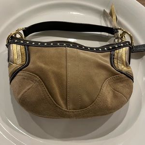 Vintage mini coach shoulder bag